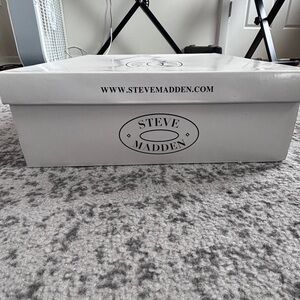 Never Worn Steve Madden Metallic Rhinestone Heels – Size 8